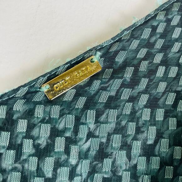 Cult Gaia Oona Dress Seafoam wrap dress with belt long sleeve size M - Picture 8 of 11